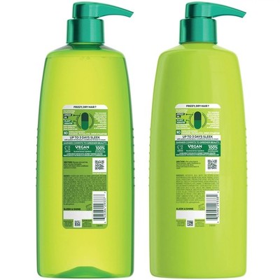 Garnier Fructis Sleek & Shine Smoothing Shampoo & Conditioner, 40