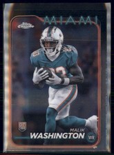 2024 Topps Chrome - Rookies Malik Washington #254 (RC)