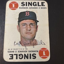 1968 Topps Baseball Game Card #3 of 33 Carl Yastrzemski Boston Red Sox VG
