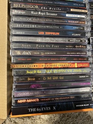 CD LOT METAL DEATH BLACK THRASH ROCK VARIOUS TITLES