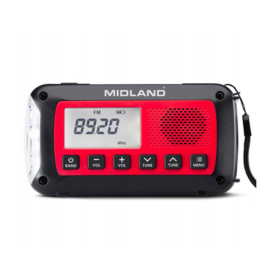 8011869207891 Radio alarmowe Midland ER100 z akumulatorem 2600mAh ALAN