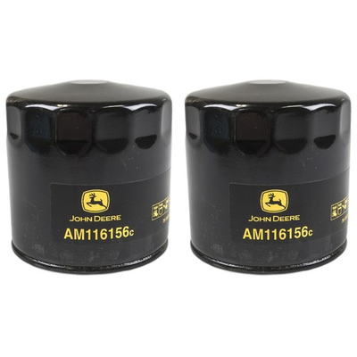 #ad John Deere AM116156 Transaxle Oil Filter 415 425 445 455 Lawn Tractor 2 PACK $29.95