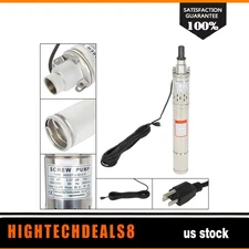 0.5HP 1"220V 115Psi Screw Pump Submersible Garden Irrigation Draining