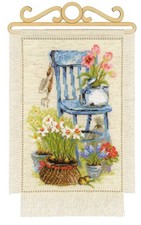 - Cottage Garden. Spring 1656, Cross Stitch Kits 7,87" x 11,81", Cross Stitch...