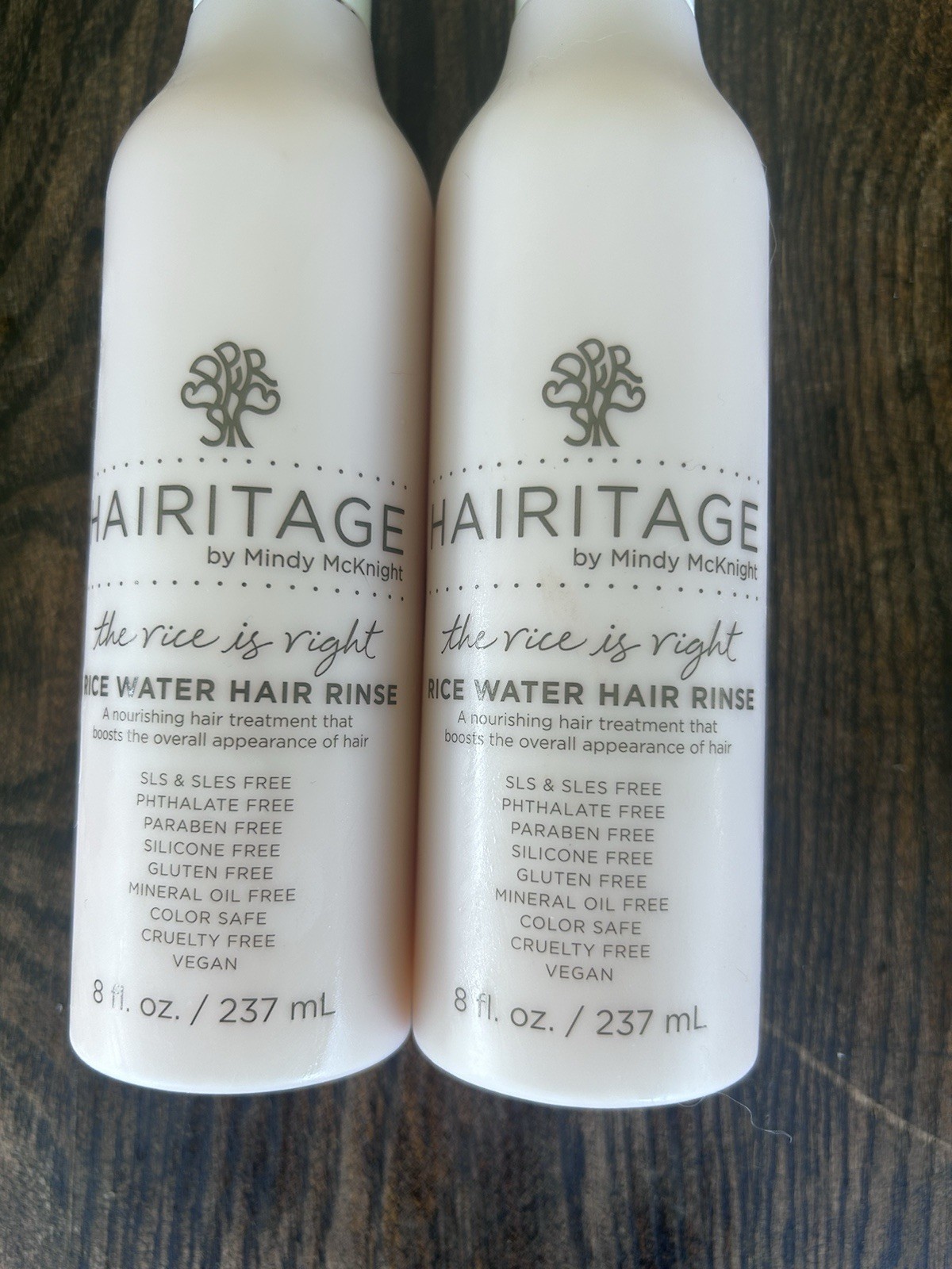 Hairitage The Rice Is Right Rice Water Hair Rinse 8oz x 2!