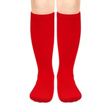 Olreco Red Youth Baseball Socks Kids Boys 6-9 Years, Pure