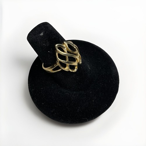 10k Yellow Gold FreeForm Ring 2.93 Grams Size 7 - Bild 3 von 6