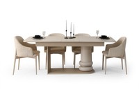 Modernes Esszimmer-Set Mit Esstisch Und 6 StüHlen