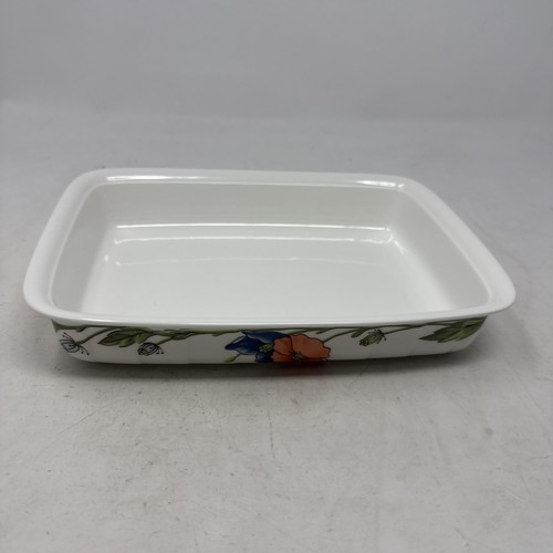 Villeroy Boch Amapola Raised Flower Floral Rectangular 10" Casserole Baking Dish