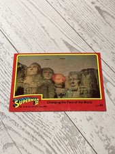 Superman II Movie 1980 Trading Card #48 Changing the Face of the World DC Comics