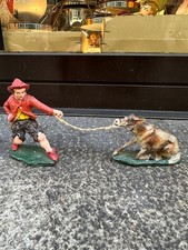 CONFALONIERI PRESEPE diorama vecchia statuina NATIVITY mulo recalcitrante