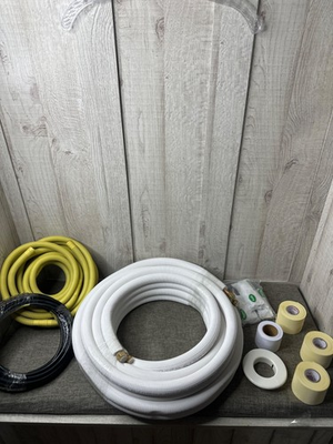 #ad #ad HVAC Installation Kit w Copper Insulated Line Set 25 ft Length 1 4quot; 3 8quot; $199.99