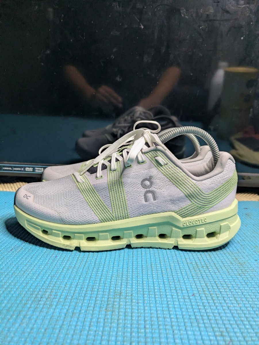 On Cloudgo Sneaker Womens 8.5 White Meadow Green 55.98624 Athletic Running Shoes View 2