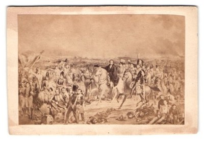 Fotografie W. Matla, ´S Hage, Schlacht bei Waterloo, Arthur Wellesley, 1st Duke 