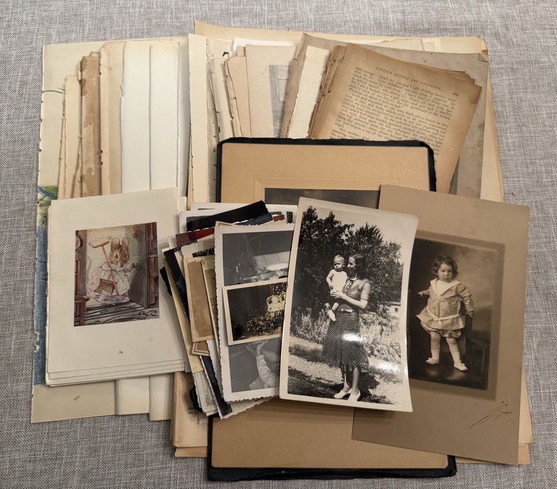1lb+ Antique Vintage Ephemera Photos Motherhood Baby  1800’s-mid 1900’s