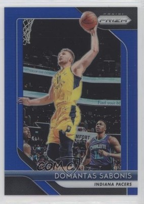 2018-19 Panini Prizm Blue Prizm 9/199 Domantas Sabonis #174 0m1w