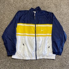 Vintage Nike Windbreaker Jacket Size XL 90s Full Zip Swoosh - Pre-Owned
