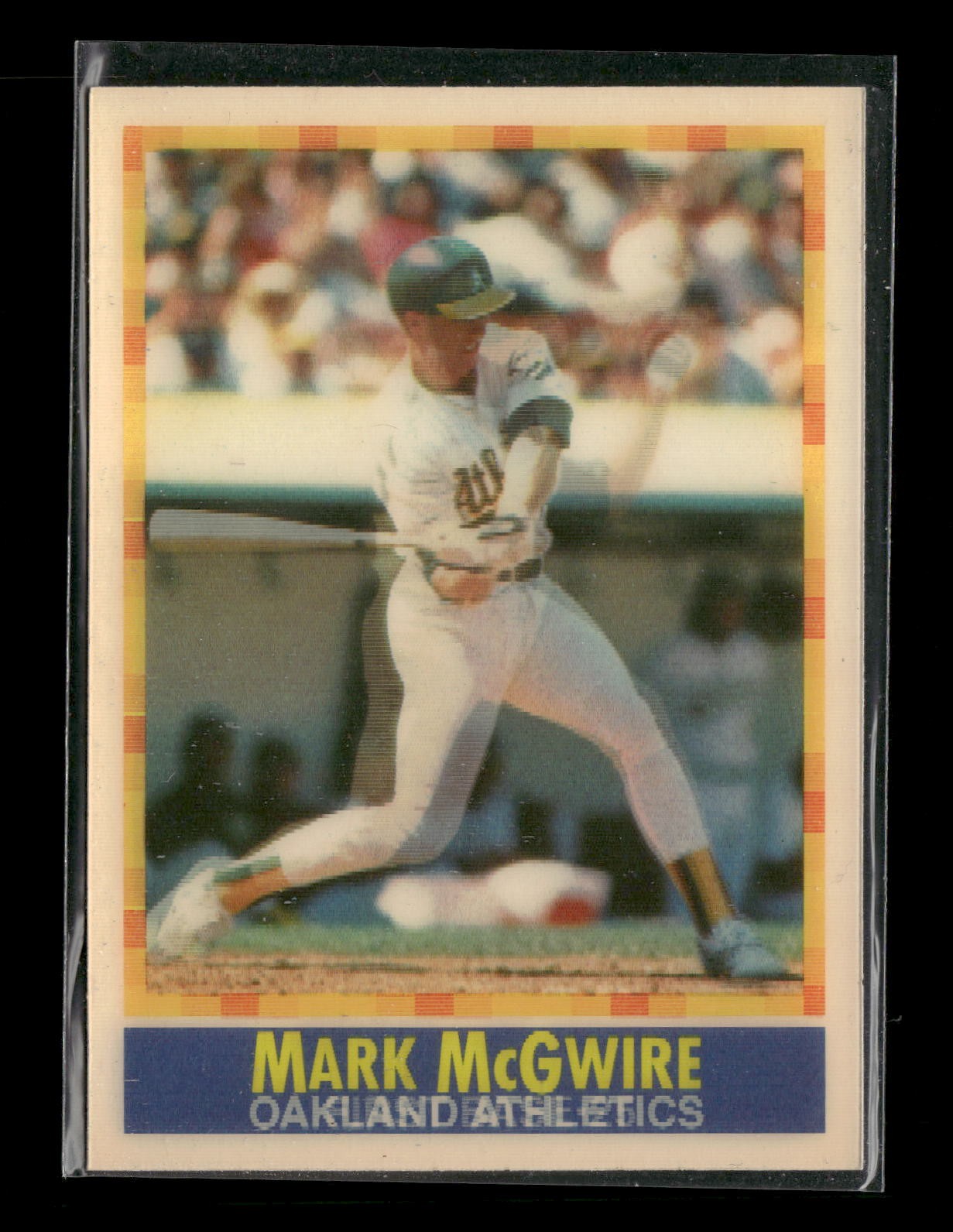 1990 Sportflics #141 Mark McGwire Oakland Athletics