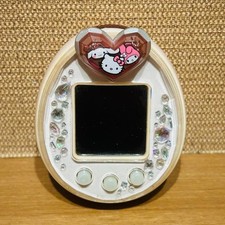 Tamagotchi P's Pink Sanrio Characters Tama Deco Pierce Tested Working BANDAI