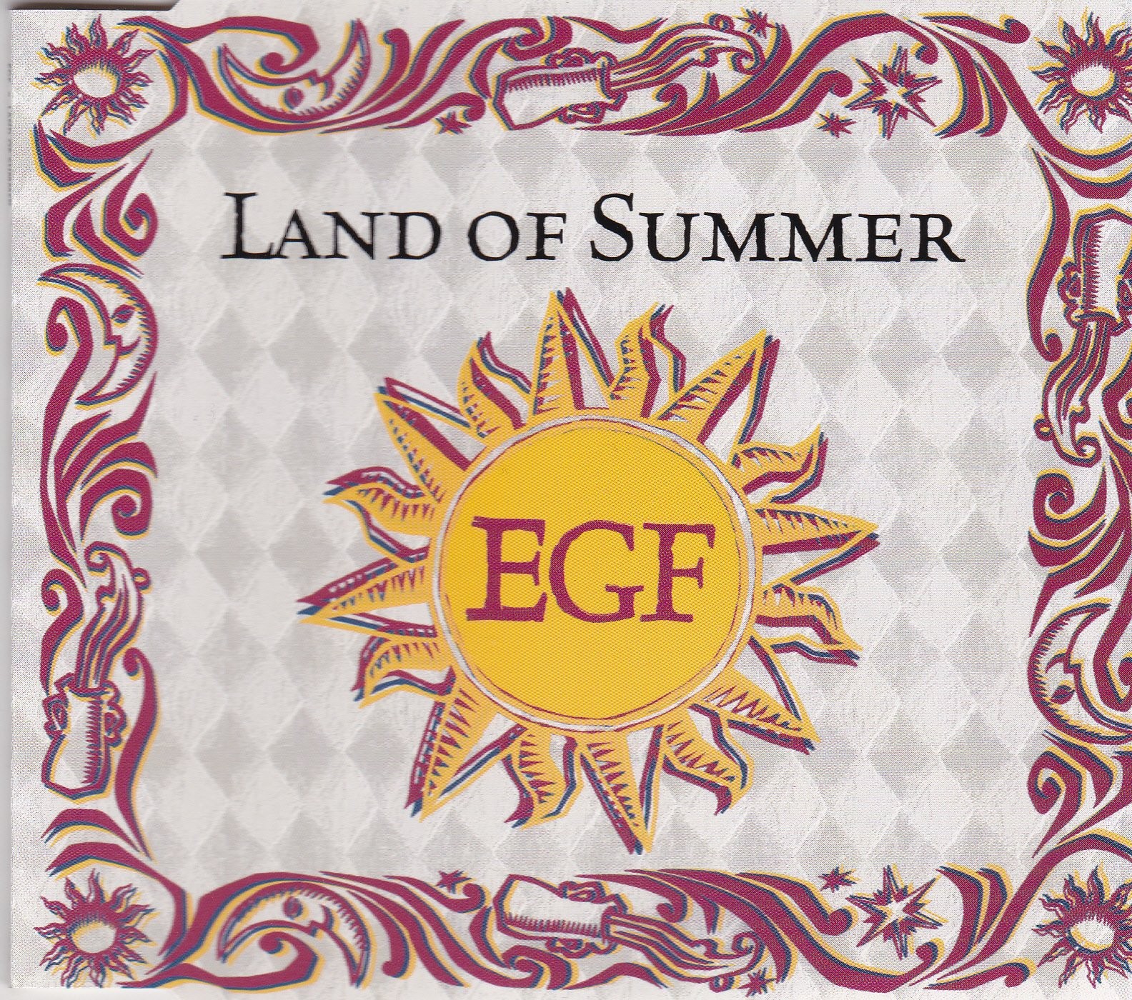 EGF Land of summer (3 трека, 1997) (CD) (ИМПОРТ из Великобритании)