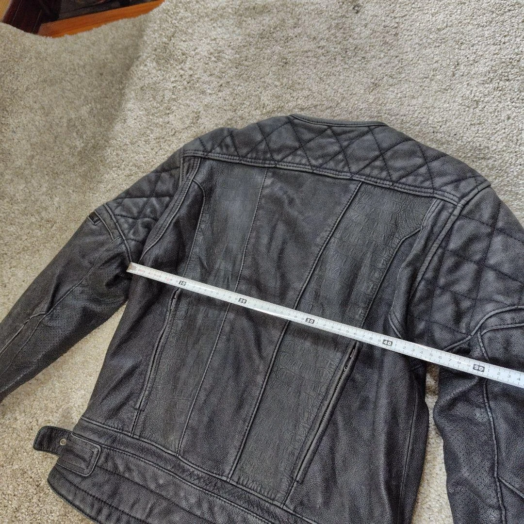 ARLEN NESS Genuine Leather Jacket, Size L Black [Used EXC] ship From JAPAN◎ image 17