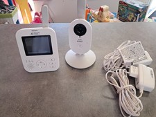 Philips AVENT Moniteur bébé voix et image vidéo blanc SDC833 caméra écran
