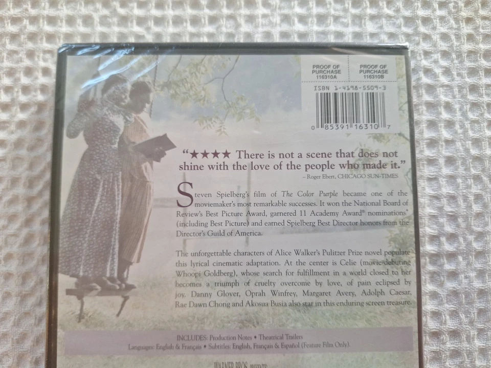 The Color Purple (DVD 2007, W/S) Oprah Winfrey NEW Sealed Free Shipping  !!! Foto 3 de 4