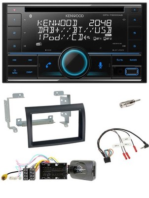 Kenwood CD 2DIN DAB USB Steering Wheel Bluetooth Car Stereo for Citroen Jumper from 14 sch