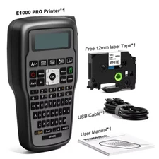 Industrial Label Maker E1000PRO Label Printer for Brother P-Touch TZe-231 LOT