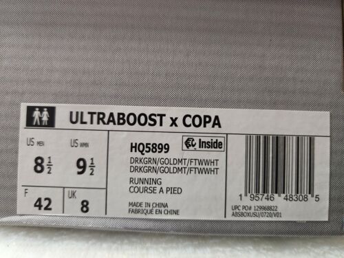 Adidas Originals Portland Timbers UltraBoost DNA x Copa Green Gold Mens US 8 1/2 - Picture 11 of 11