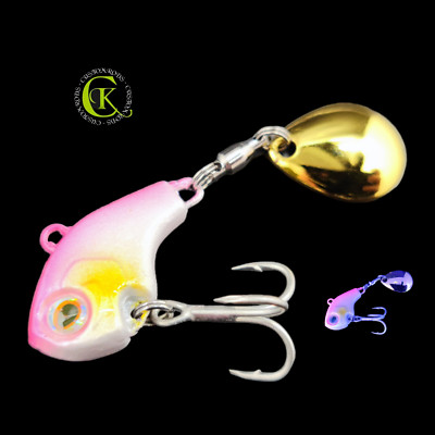 Jig Bait 15g UV Jig Spinner Chatterbait Runner Blade Wobbler Runner Zander Hecht