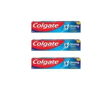 12 x Colgate Strong Teeth 100g Calcium-boost for 2X Stronger Teeth white smile