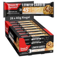 Protein Riegel Lower Carb Bar Cookies & Cream...