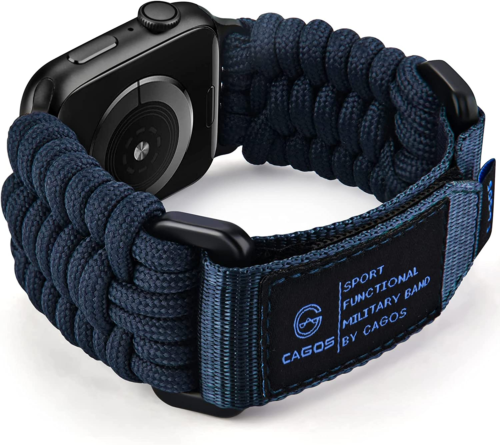 Rugged Apple Watch Band Ultra 49Mm 45Mm 44Mm 42Mm Survival Paracord Nylon Strap - Picture 11 of 18