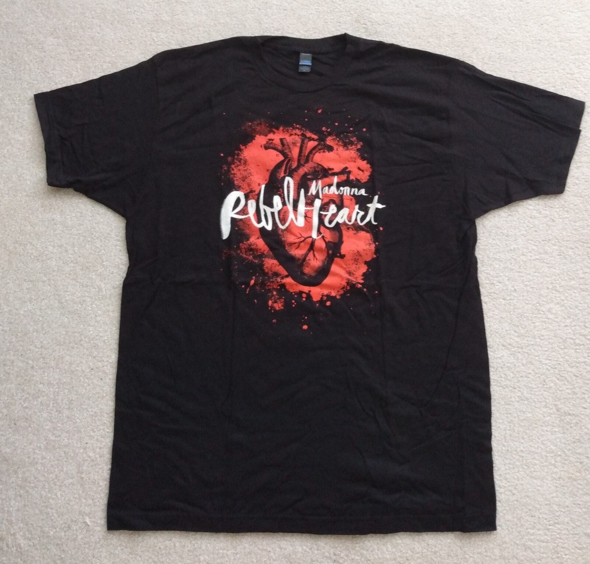 Madonna REBEL HEART TOUR 2016 Tシャツ MADONNA T-SHIRT (2XL, XL, M, S) REBEL HEART TOUR 2015/16