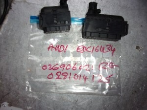 Audi A3 1.9 TDI 03G906021RG 0281014125 Steuergerät Stecker Buchse Stecker Set