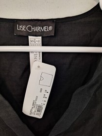 Lise Charmel Eclat Rock Long Kaftan Women's Small Black NWT ASB6670