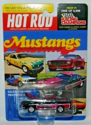 RACING CHAMPIONS HOT ROD RACING 1968 FORD MUSTANG | eBay