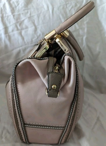 COACH MADISON PINNACLE ZIG ZAG PERFORATED LILY HANDBAG-PREOWNED - Picture 5 of 24