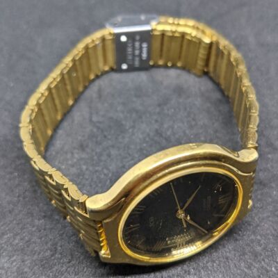 Seiko V701-6K00 Analog Quartz Men Sx Gold Vintage 485461797