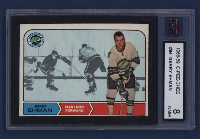 1968-69 OPC O-Pee-Chee #84 GERRY EHMAN KSA 8 NMM Oakland Seals | eBay