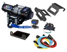 Honda 420 Rancher Winch and Mount Plate Kit 2007-2014 2000 lbs KFI ATV TRX420