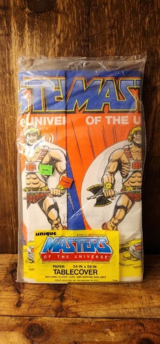 He-Man~Masters of the Universe~MOTU~Party Tablecloth (54"X88")~1983