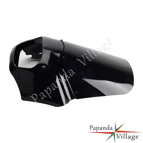 ABS Headlight Fairing w/ 15'' Windshield For Harley Softail Fat Bob FXFB FXFBS - Picture 6 of 10
