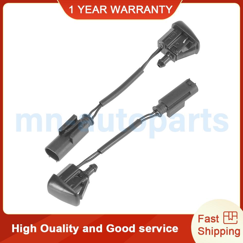 2X Windshield washer nozzle 61667054446 For BMW M6 E63 E64 630i