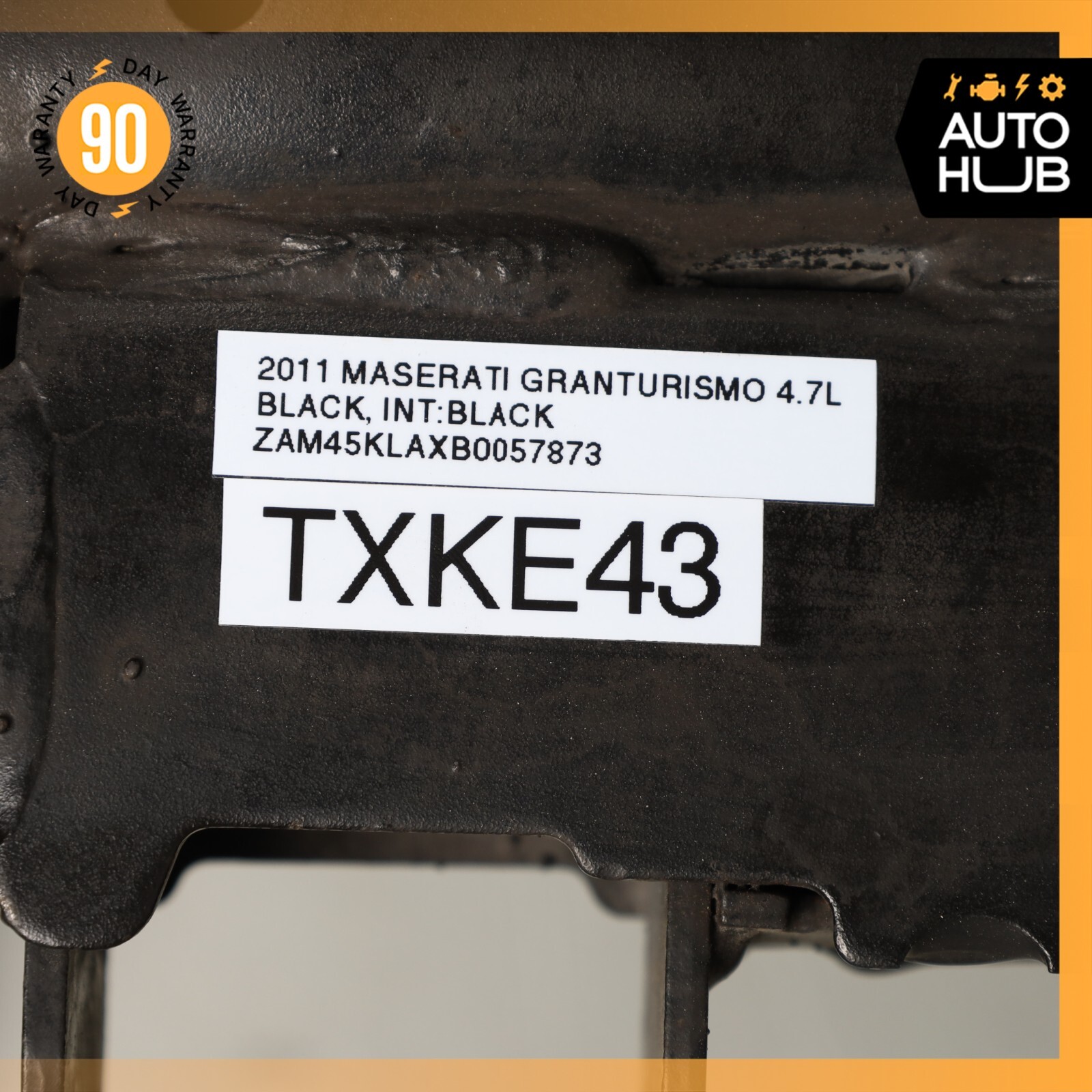 08-19 Maserati GranTurismo S M145 Rear Subframe Crossmember Cross Member OEM 56k