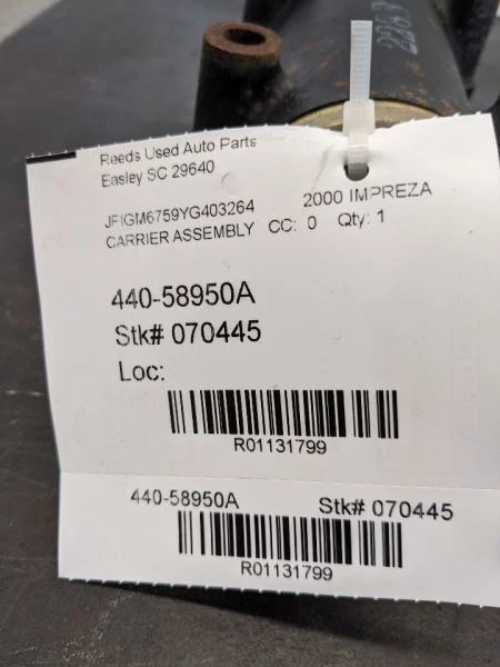 Carrier Rear Manual Transmission 4.11 Ratio Fits 00-02 FORESTER 1131799 - Image 2 of 4