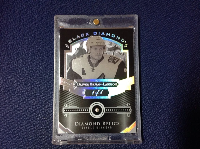 2016-17 UD Black Diamond DIAMOND RELICS OLIVER EKMAN-LARSSON 1/1