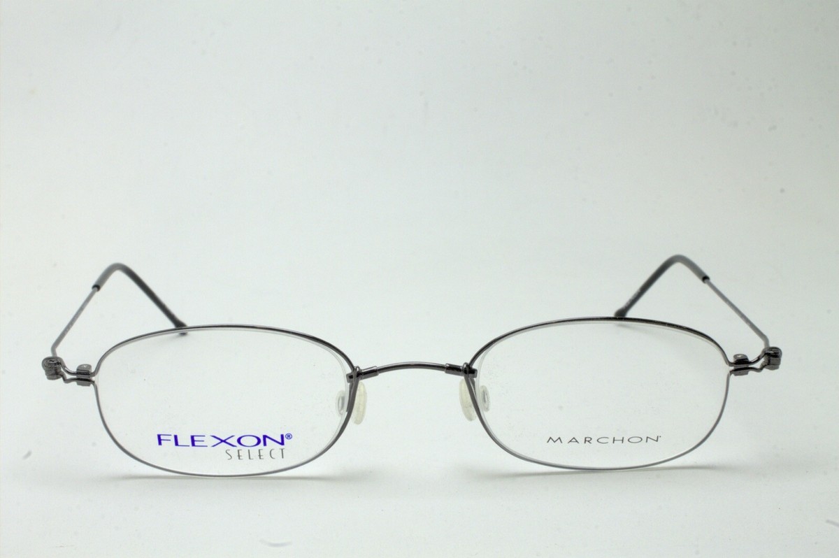 FLEXON 671 by Marchon Gunmetal Flexible Satin Black Frames 140 FLEXON H6077 Eyeglasses - Flexon by Marchon Authorized  main image 2