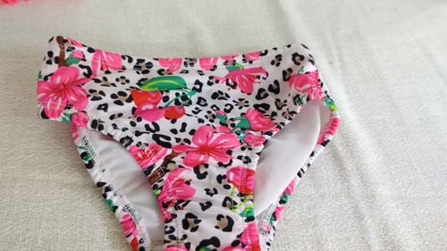 COSTUME DA BAGNO TANKINI KIDGETS BAMBINA ROSA CILIEGIA TAGLIA 18M - Foto 2 di 5